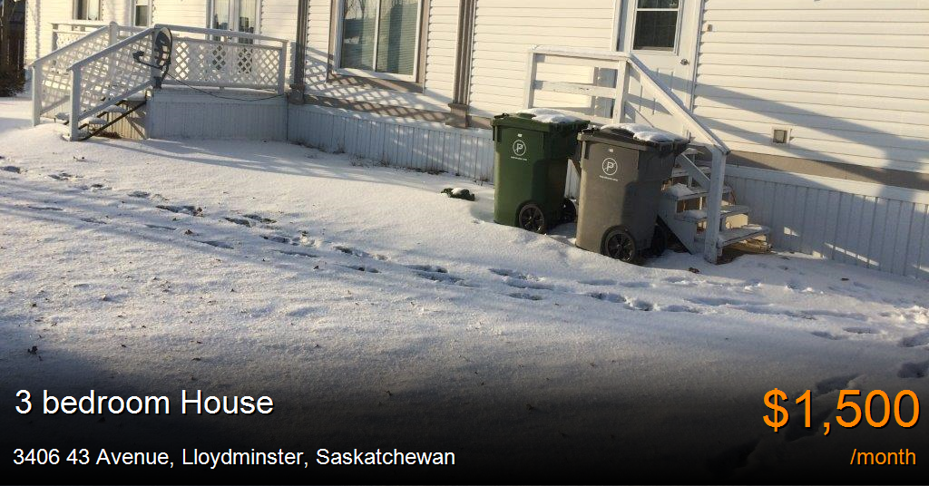 3406 43 avenue, lloydminster House for Rent