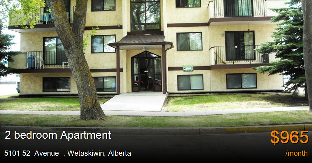 5101 52 avenue, wetaskiwin Apartment for Rent