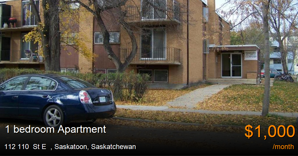 112 110 st e, saskatoon Apartment for Rent
