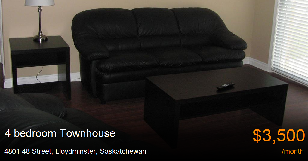 4801 48 street, lloydminster Townhouse for Rent