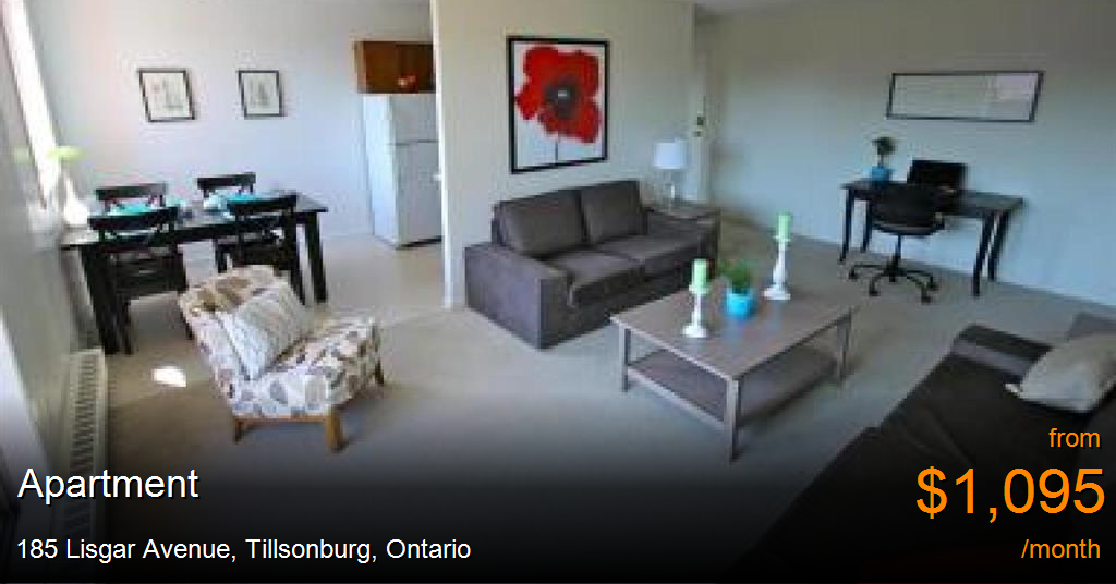 185 Lisgar Avenue, Tillsonburg Apartment for Rent