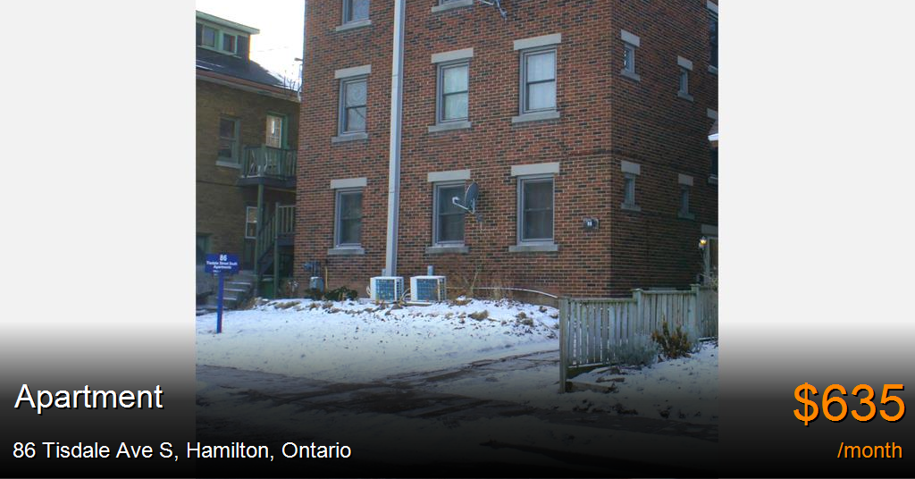 86 tisdale ave s, hamilton Apartment for Rent