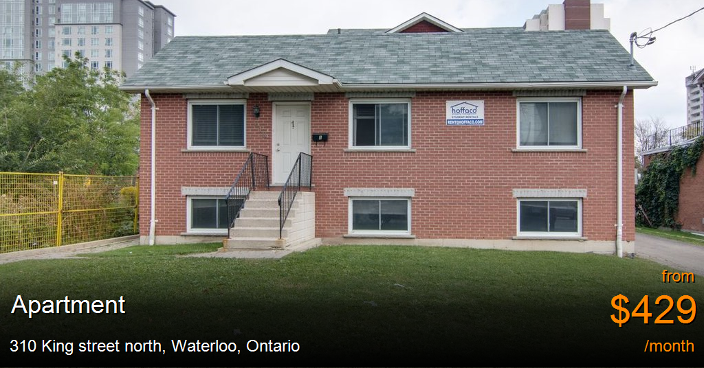 310 king street north, waterloo Apartment for Rent