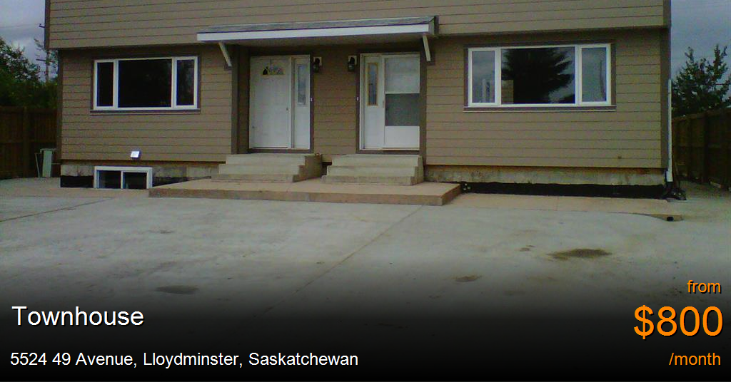 5524 49 avenue, lloydminster Townhouse for Rent