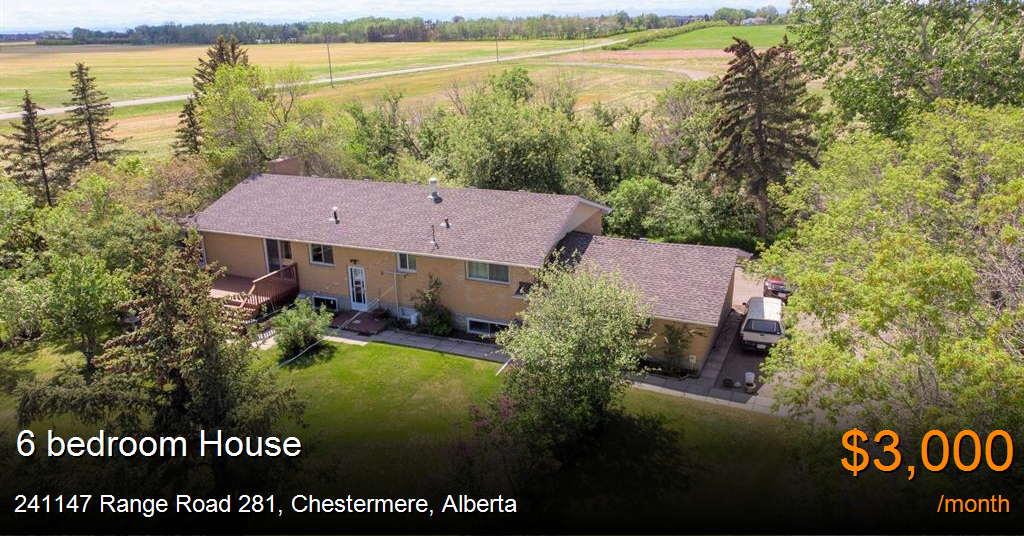 241147 range road 281, chestermere - House for Rent