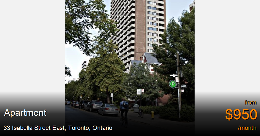 33 isabella street east, toronto Apartment for Rent