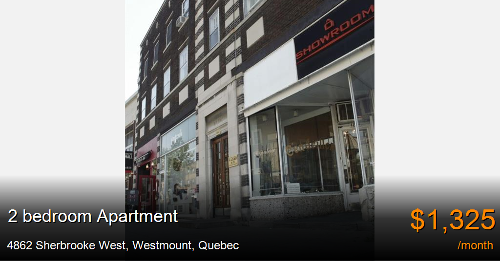 4862 sherbrooke west, westmount Apartment for Rent