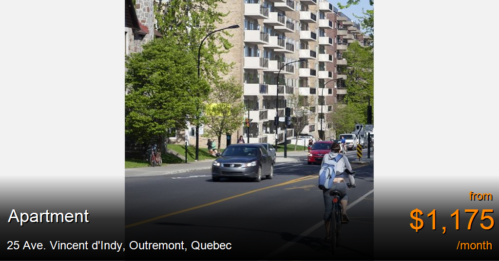 25 ave. vincent d'indy, outremont Apartment for Rent
