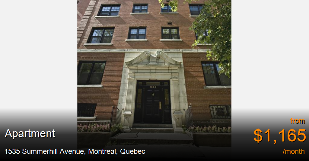 1535 summerhill avenue, montreal Apartment for Rent