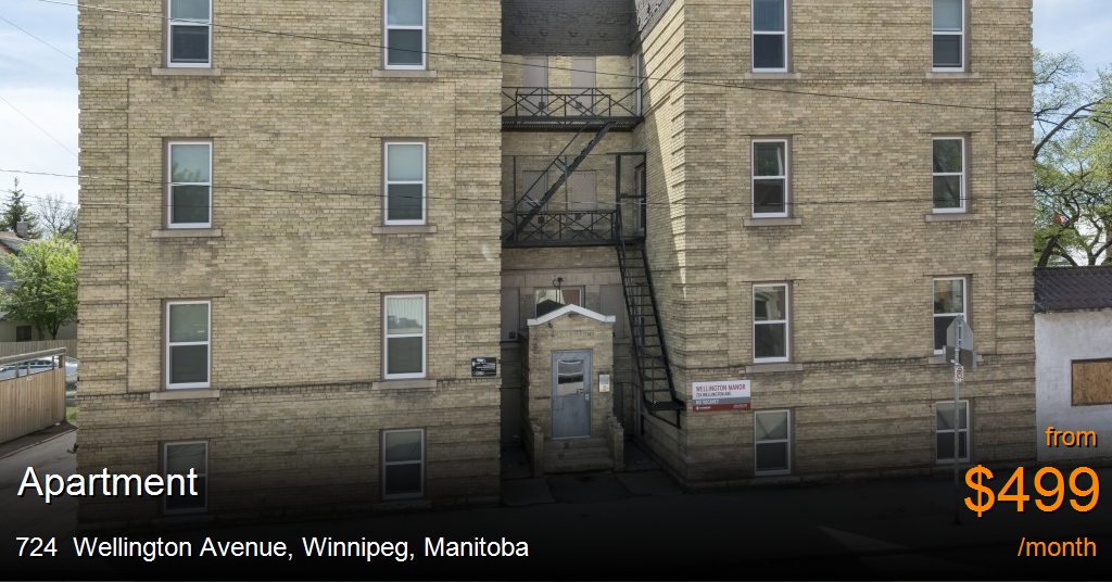 724 wellington avenue, winnipeg Apartment for Rent