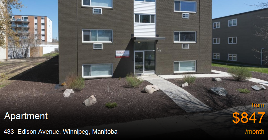 433 edison avenue, winnipeg Apartment for Rent