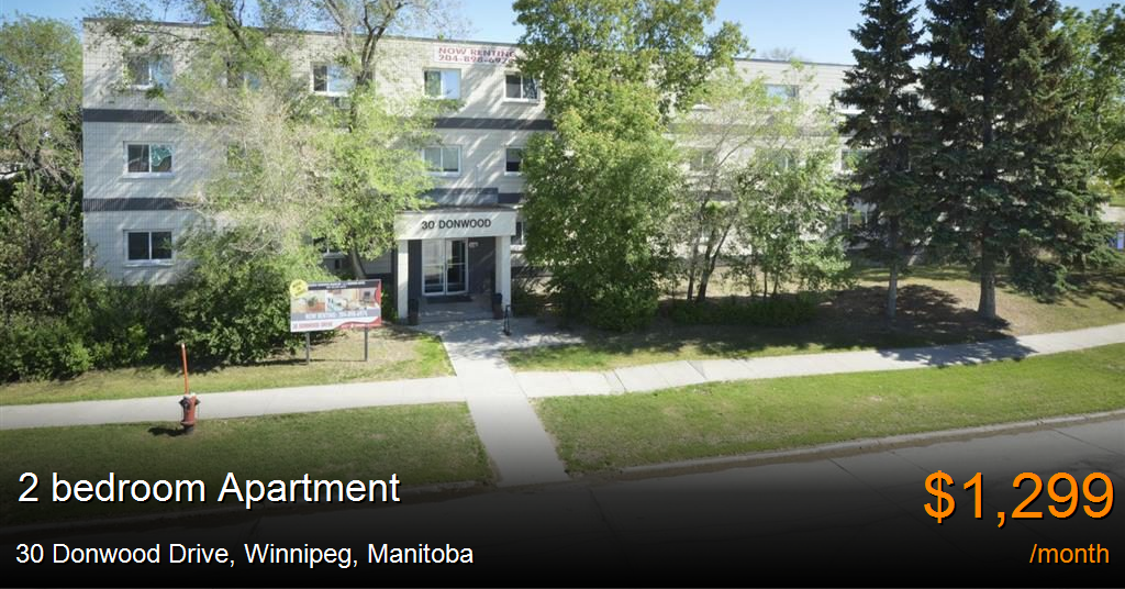 30 donwood drive, winnipeg Apartment for Rent