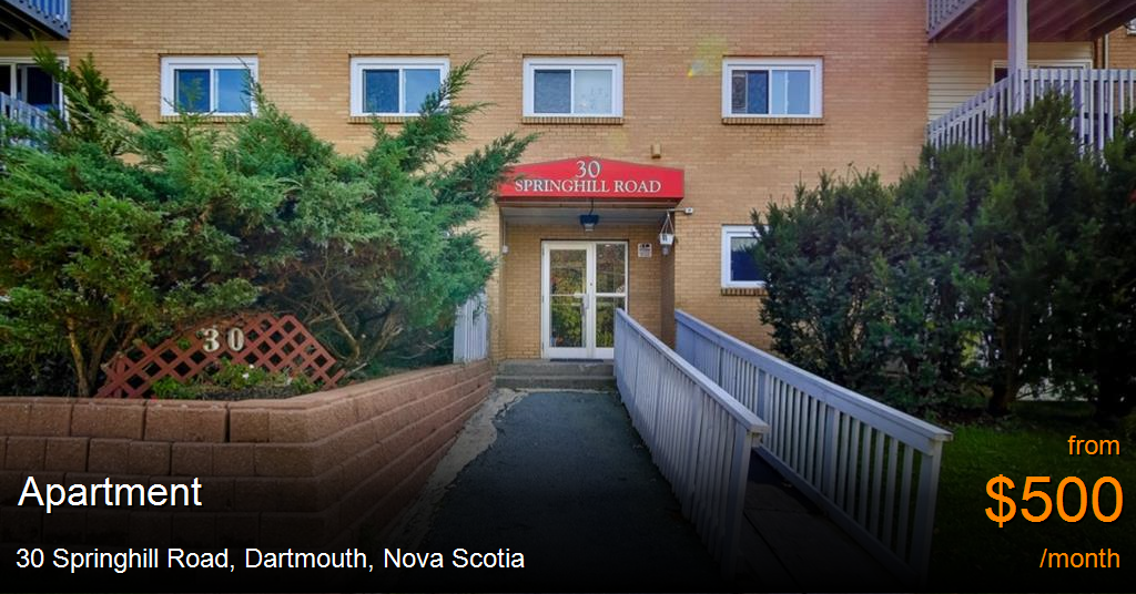 30 springhill road, dartmouth Apartment for Rent