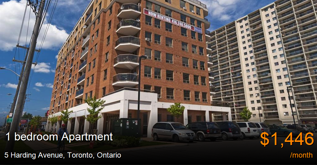 5 Harding Avenue, Toronto Apartment for Rent