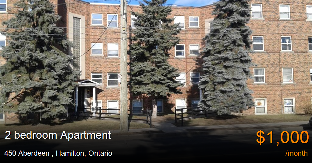 450 aberdeen, hamilton Apartment for Rent