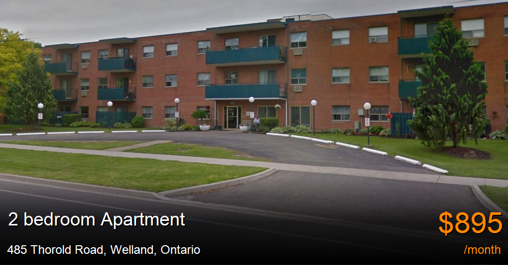 485 thorold road, welland Apartment for Rent