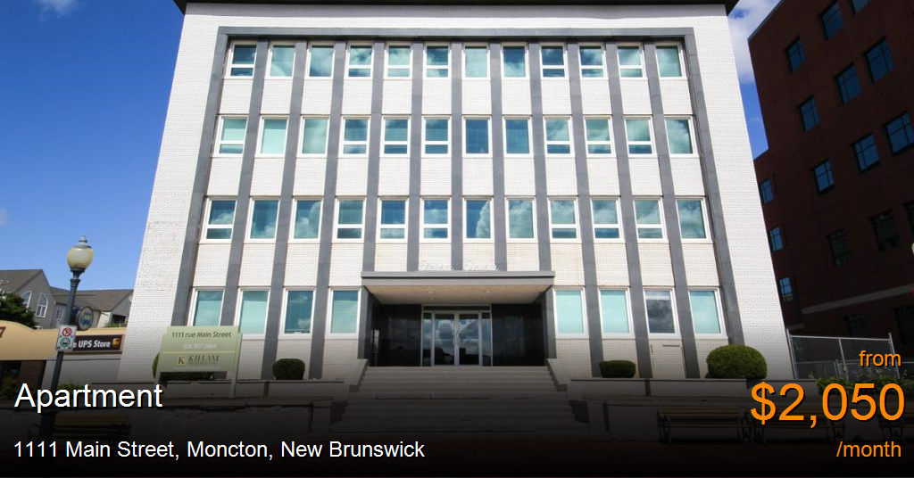 1111 Main Street, Moncton Apartment for Rent B31642