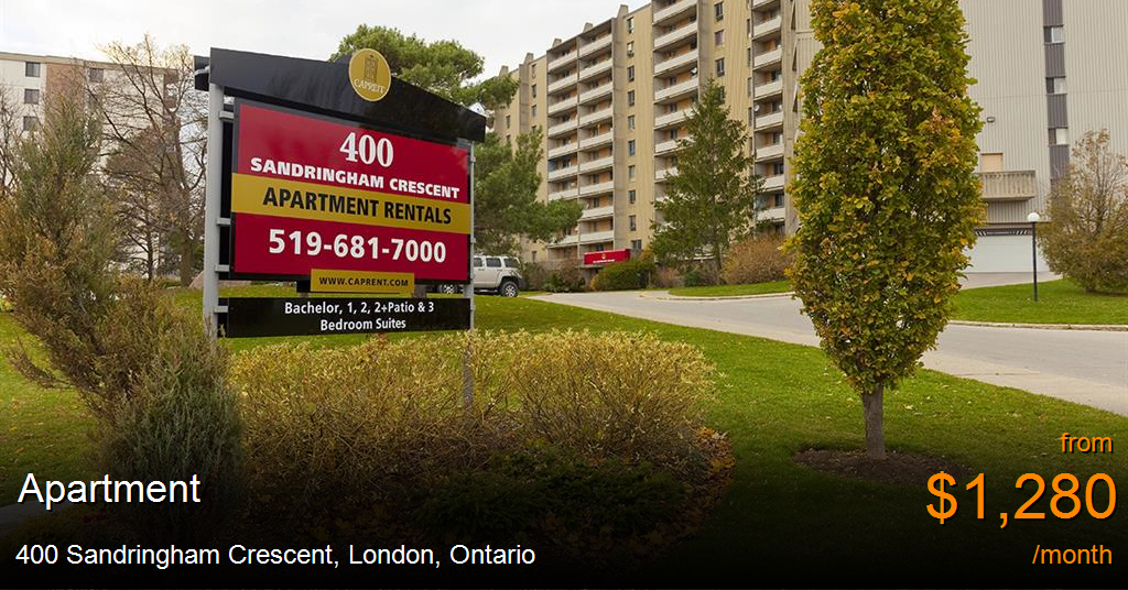 400 Sandringham Crescent, London Apartment for Rent