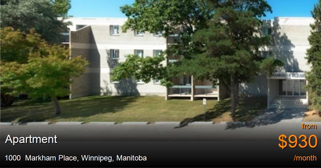 1000 markham place, winnipeg Apartment for Rent