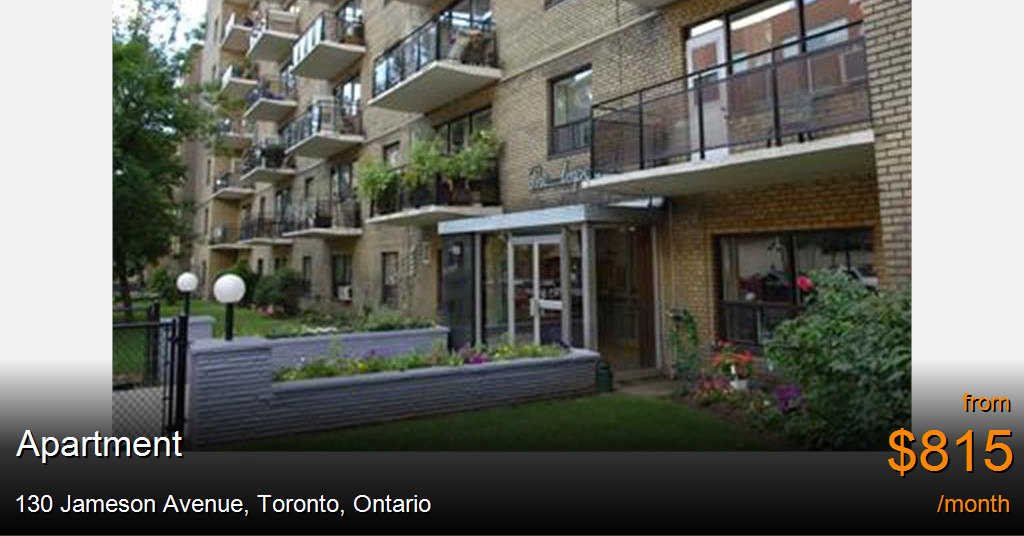 130 jameson avenue, toronto Apartment for Rent