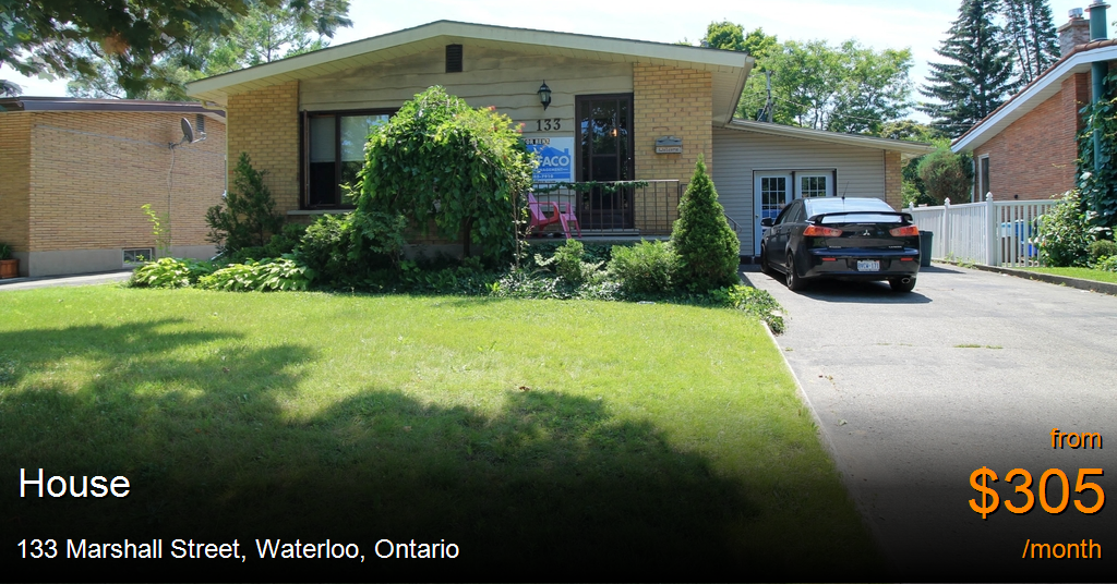 133 marshall street, waterloo House for Rent
