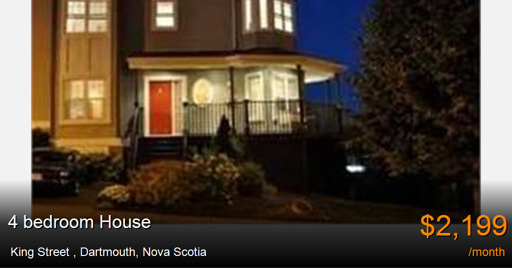 king street, dartmouth House for Rent