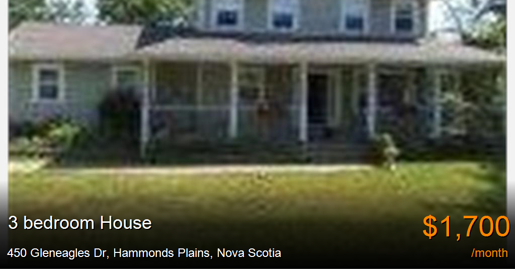 450 gleneagles dr, hammonds plains House for Rent
