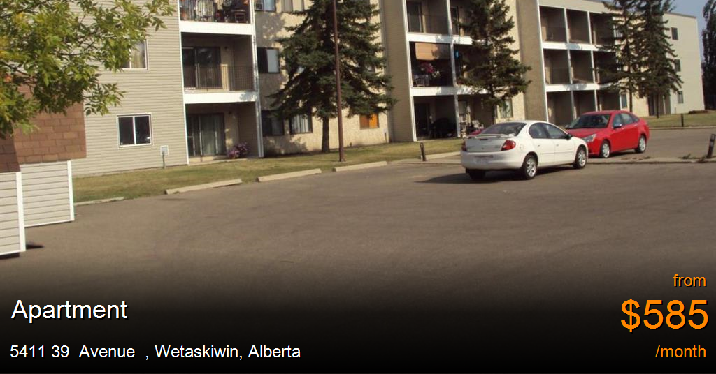 5411 39 avenue, wetaskiwin Apartment for Rent