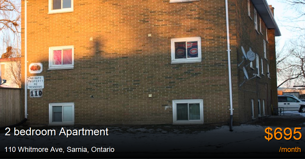 110 whitmore ave, sarnia Apartment for Rent