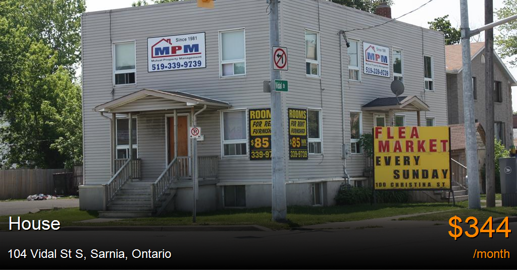 104 vidal st s, sarnia House for Rent