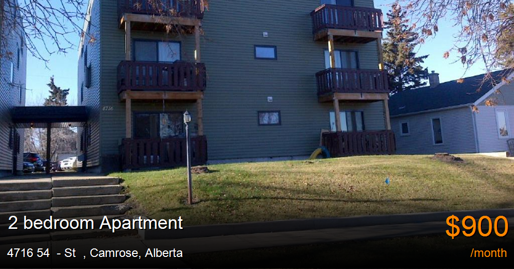 4716 54 st, camrose Apartment for Rent