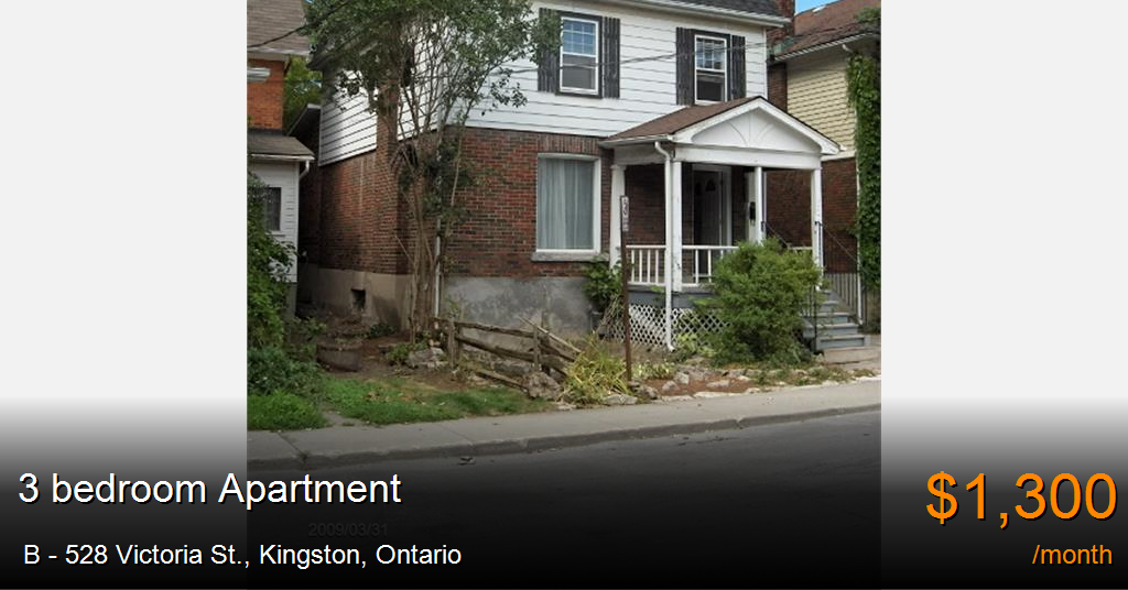 b 528 victoria st., kingston Apartment for Rent