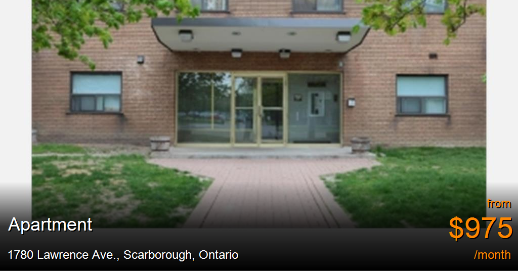 1780 lawrence ave., scarborough Apartment for Rent