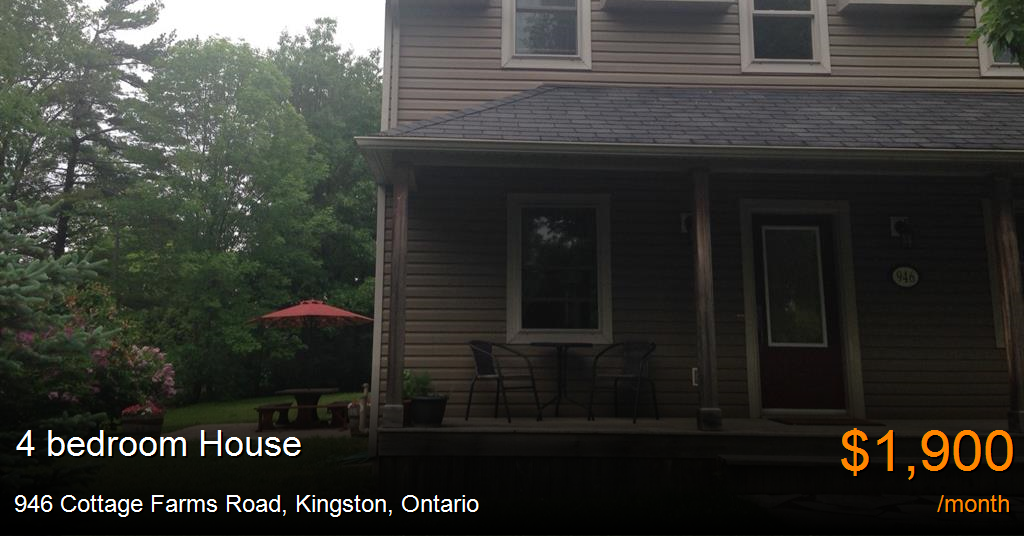 946 cottage farms road, kingston House for Rent