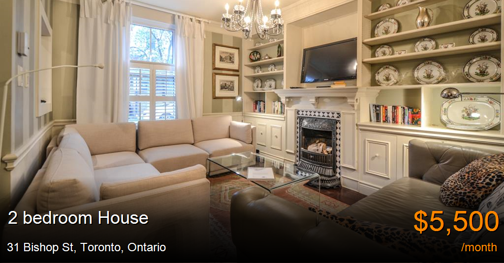31 st, toronto House for Rent