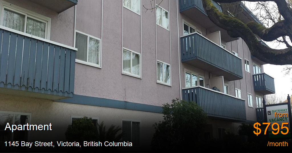 1145 bay street, victoria Apartment for Rent