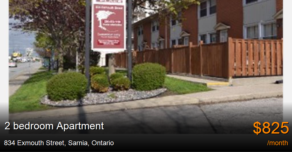 834 Exmouth Street, Sarnia Apartment for Rent B37493