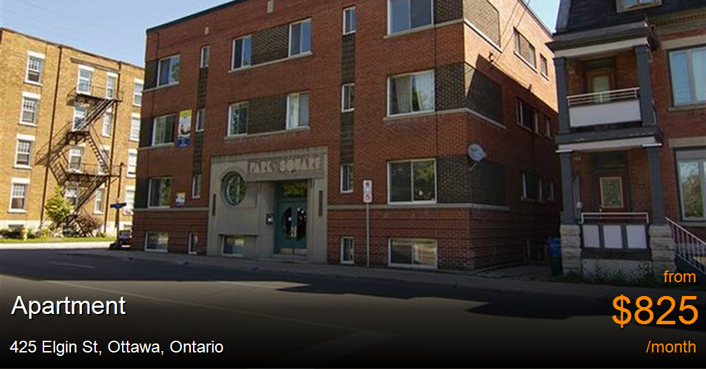 425 elgin st, ottawa Apartment for Rent