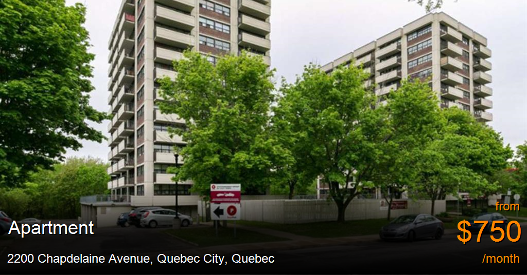 2200 Chapdelaine Avenue, Quebec City Apartment for Rent