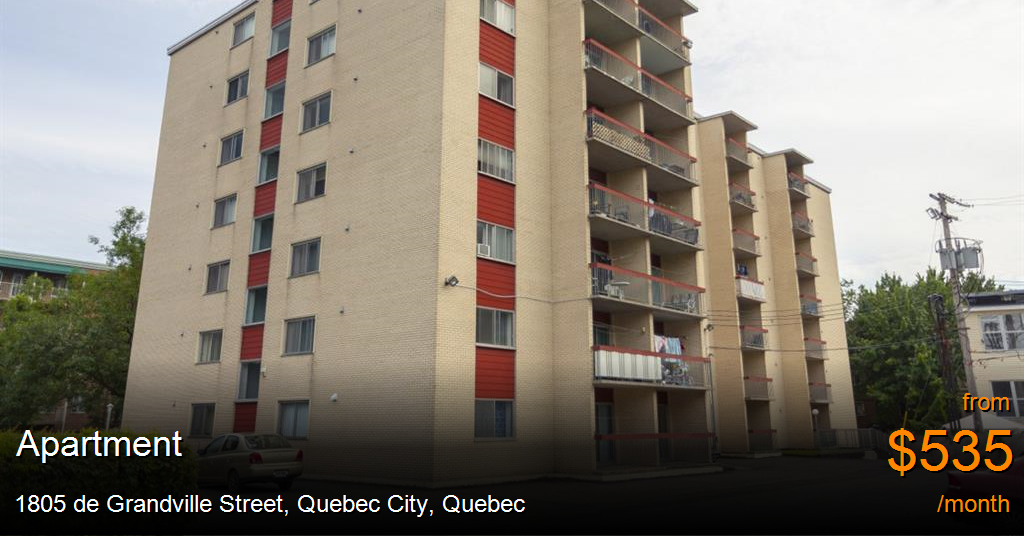 1805 de grandville street, quebec city Apartment for Rent