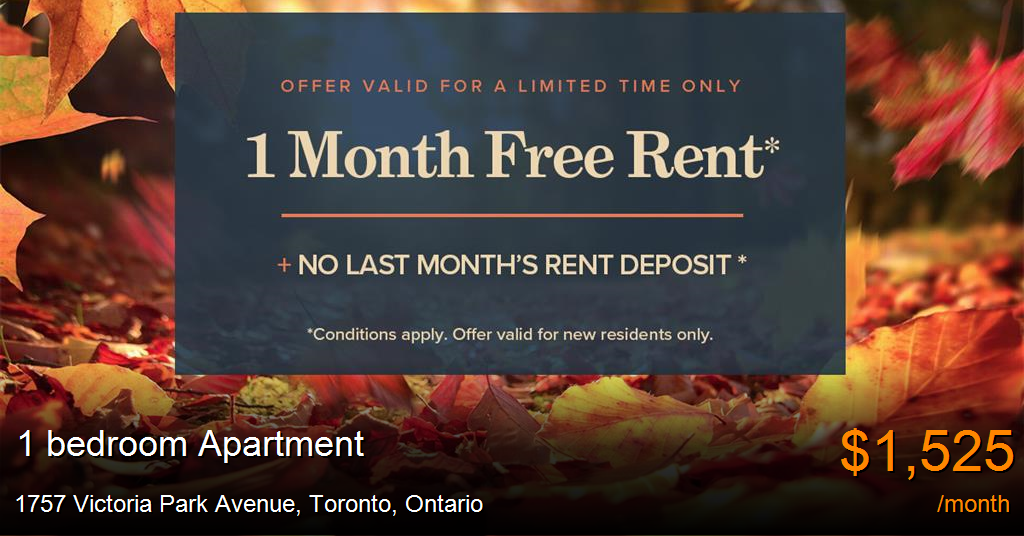 1757 Victoria Park Avenue, Toronto Apartment for Rent