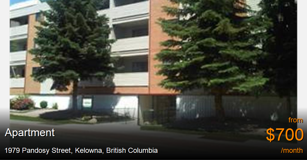 1979 Pandosy Street, Kelowna Apartment for Rent B41395