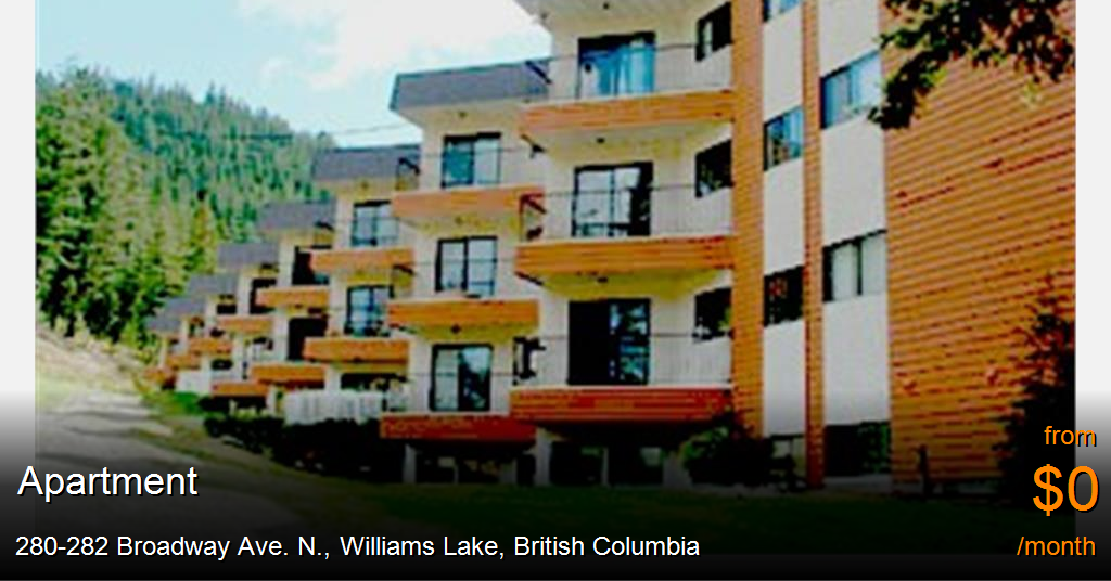 280282 broadway ave. n., williams lake Apartment for Rent