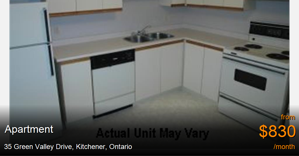 35 green valley drive, kitchener Apartment for Rent