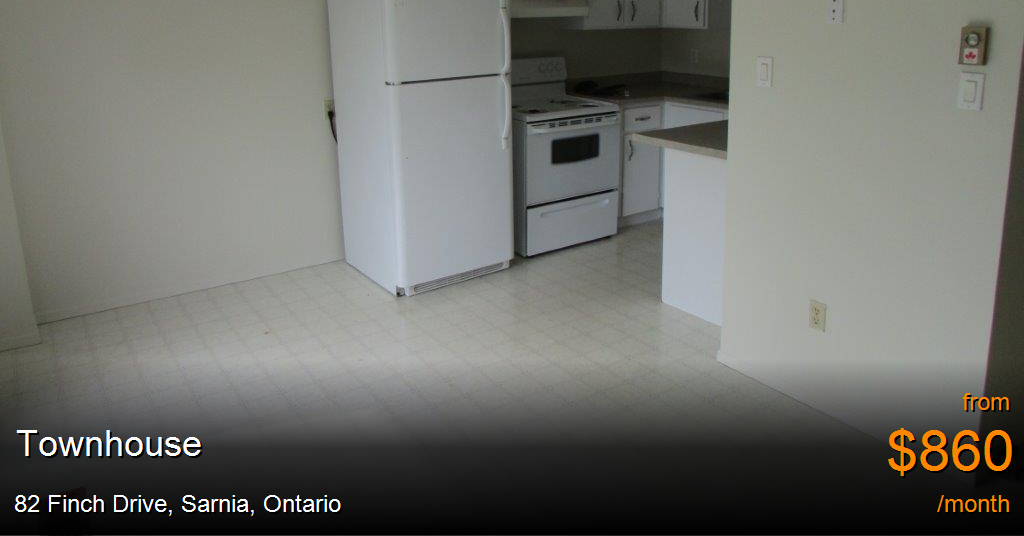 82 finch drive, sarnia Townhouse for Rent