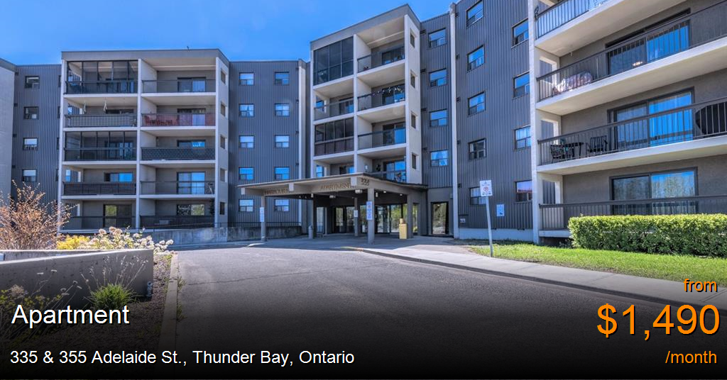 335 & 355 adelaide st., thunder bay Apartment for Rent