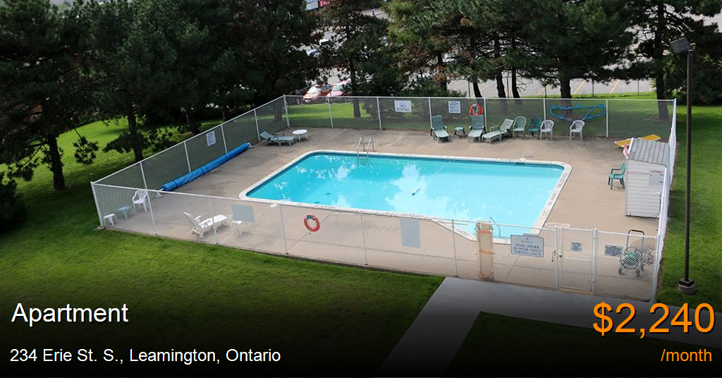 234 erie st. s., leamington Apartment for Rent