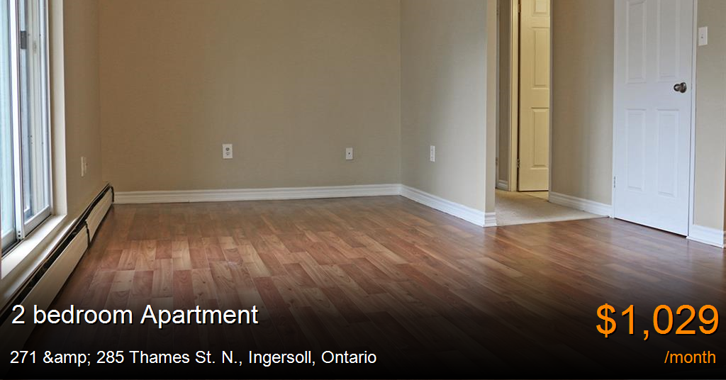 271 & 285 thames st. n., ingersoll Apartment for Rent