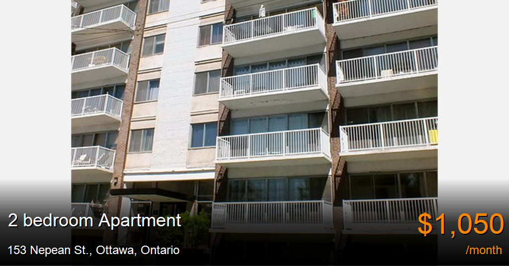 153 Nepean St., Ottawa Apartment for Rent B5313