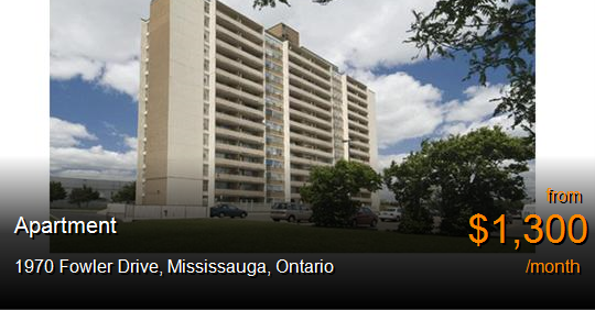 1970 fowler drive, mississauga - Apartment for Rent